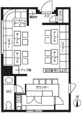 ソシアル広小路ビル302 間取り図
