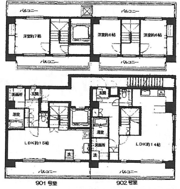 OLIO神田ビル902 間取り図