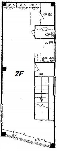 東小松川店舗ビル2F 間取り図