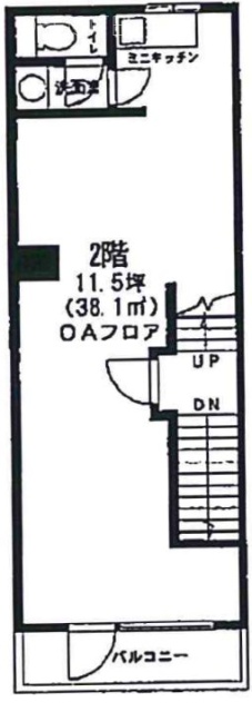 新山ビル2F 間取り図