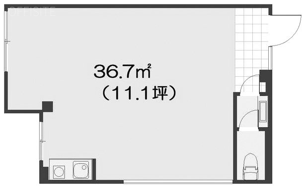 コーラル大宮ビル101 間取り図