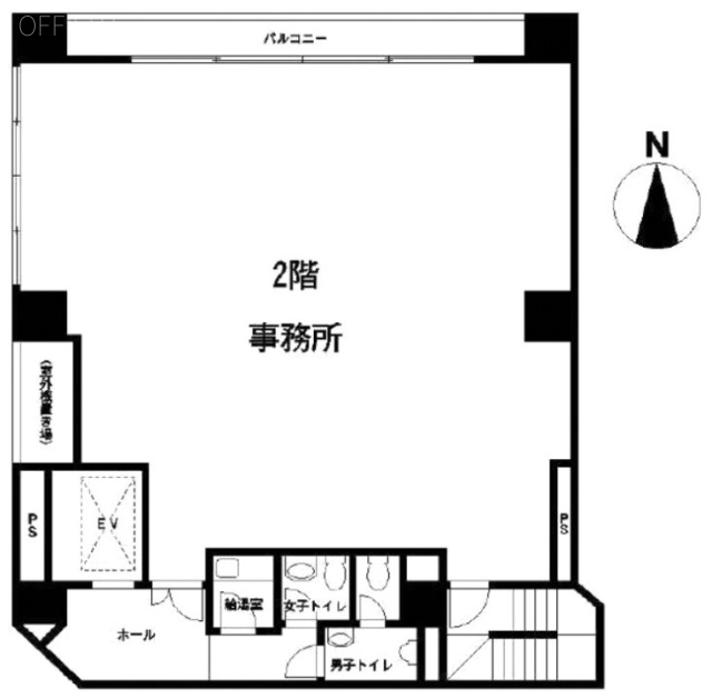 茂商ビル2F 間取り図