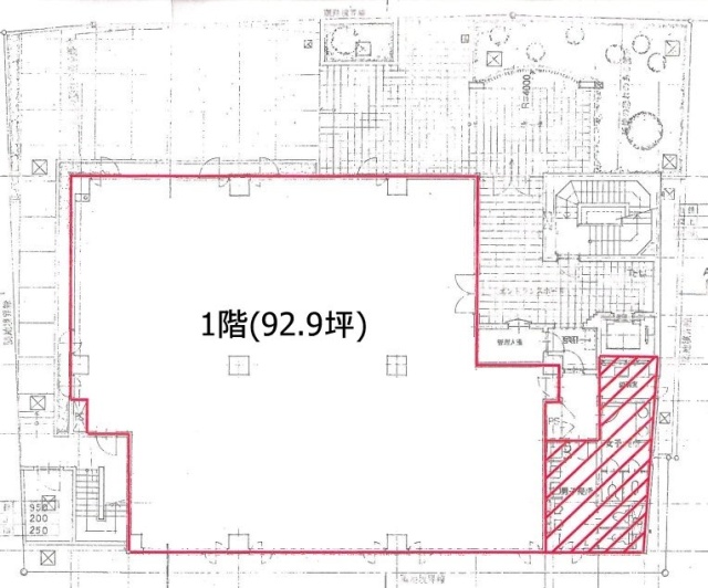 TERRACE SITE 神宮外苑1F 間取り図