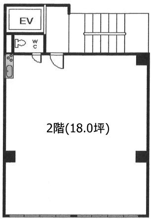 モリヤビル2F 間取り図