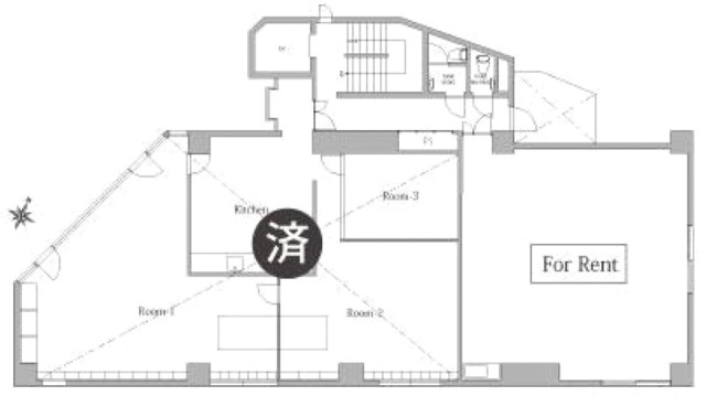 赤坂パレスビルB 間取り図