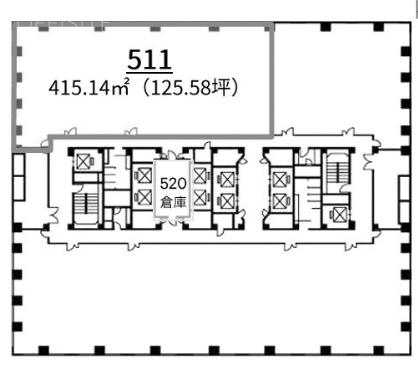 プライムタワー新浦安511①分割案 間取り図