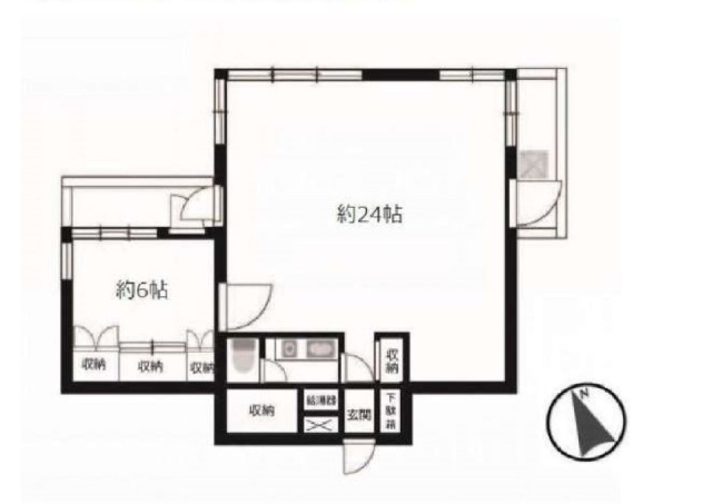 常磐松ロイアルハイツ503 間取り図