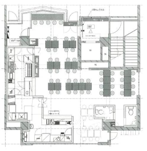 鳳月堂ビル4F 間取り図