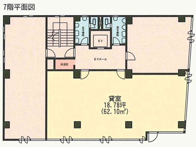 郵政福祉虎ノ門第1ビル7F 間取り図