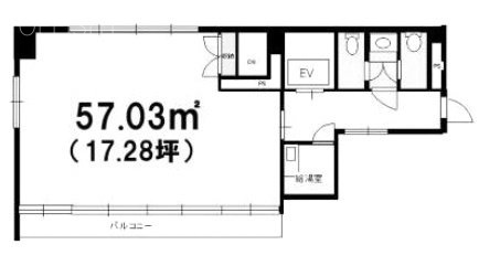 浅草橋KSビル6F 間取り図