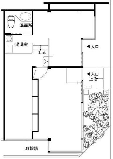 藪北ビル101 間取り図