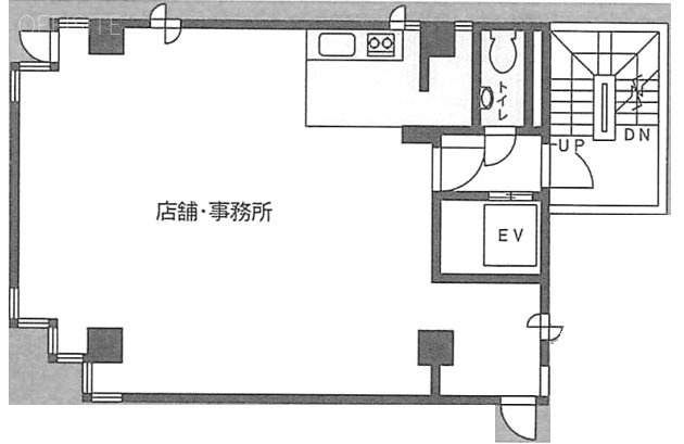 ライフロックスキューブビル3F 間取り図