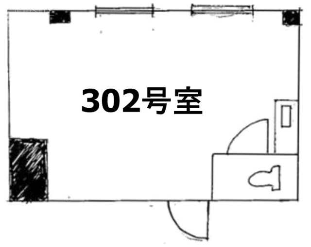明松ビル302 間取り図