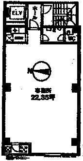 岡部ビル3F 間取り図