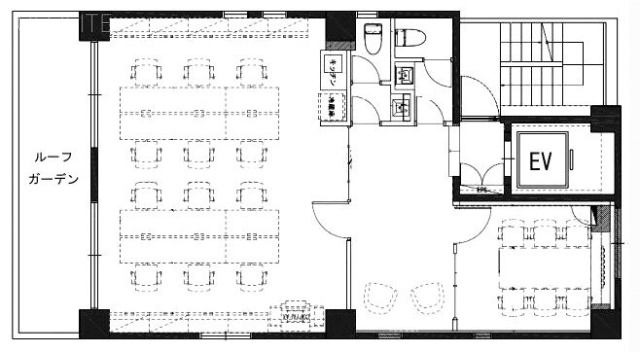 築地フロント6F 間取り図