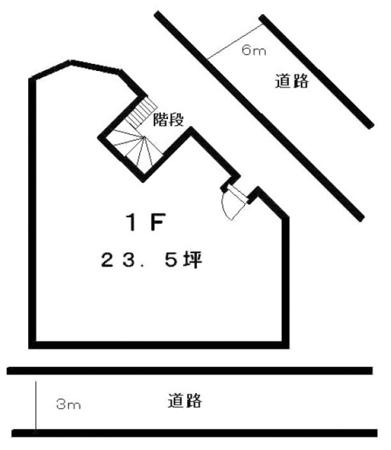 庄司ビル1F 間取り図