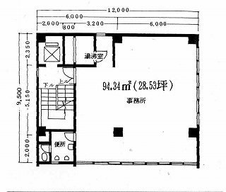 SKビル6F 間取り図