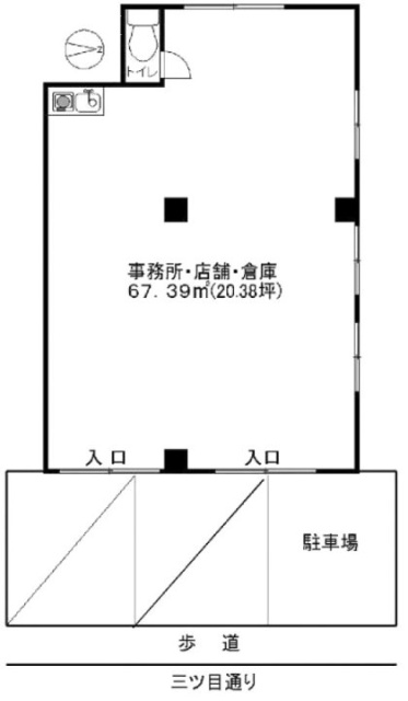 照井ビル1F 間取り図