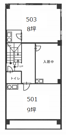 宝ビル501 間取り図