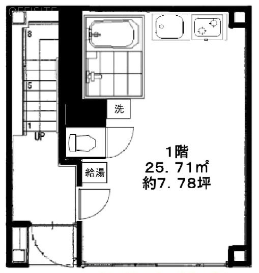 神田山本ビル1F 間取り図