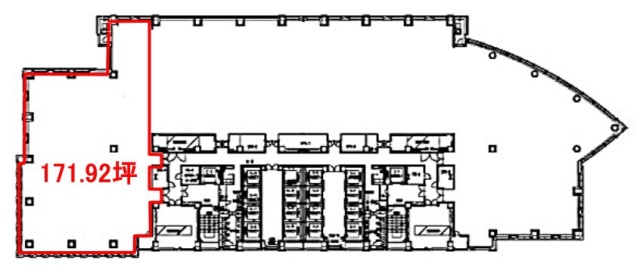 ミューザ川崎セントラルタワー6F 間取り図