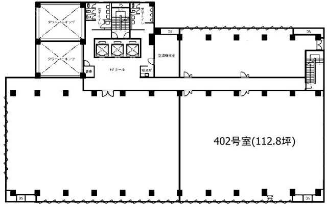 A-PLACE馬車道402 間取り図