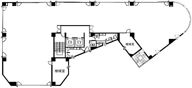 日本弘道会ビル2F 間取り図