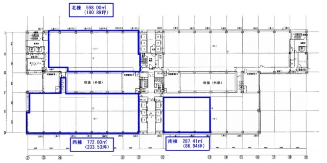 タイム24ビル北 間取り図