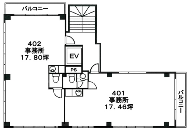 らーいん根津401 間取り図