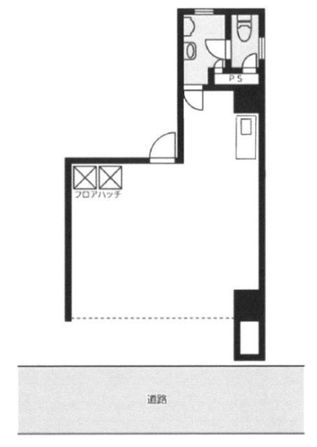 MMビルⅢ1F 間取り図