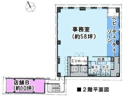 マルヒロ日本橋ビル2F 間取り図