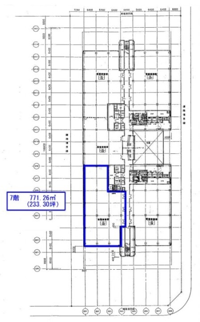 東京ファッションタウン(TFTビル西館)7F 間取り図