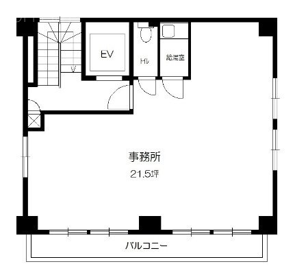 高木ビル2F 間取り図