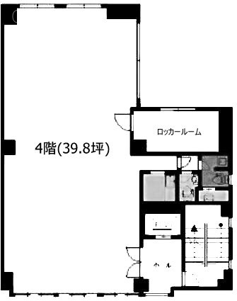 トリキンビル4F 間取り図