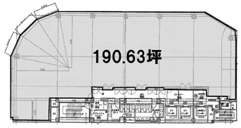 オリックス品川ビル9F 間取り図