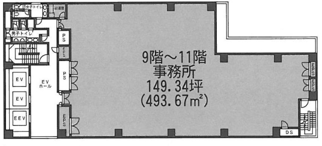 レキシントン・プラザ西五反田9F 間取り図