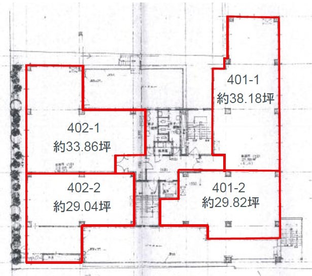 生泉市ヶ谷ビル401-1 間取り図