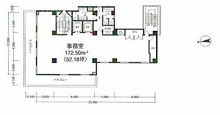 ラウンドクロス三田5F 間取り図