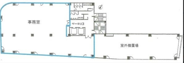 トラスティ麹町ビル7F 間取り図