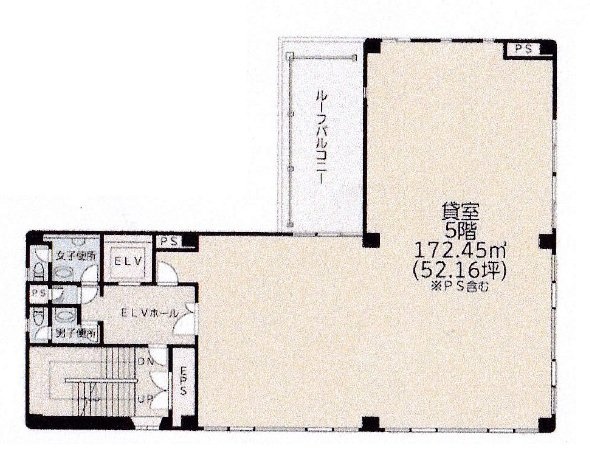 SHセンター(オオイケ)ビル5F 間取り図