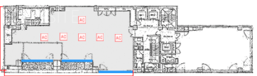 銀座梅林ビル1F~2F 間取り図