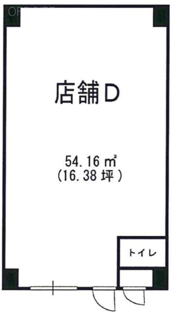 深井マンションビルD 間取り図