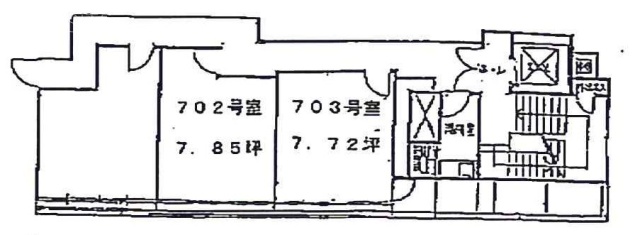 東京銀座ビルディング703 間取り図