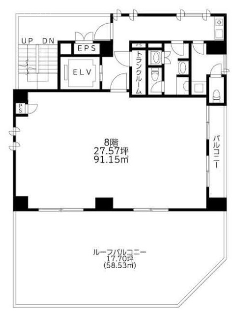 神田東邦センタービル8F 間取り図