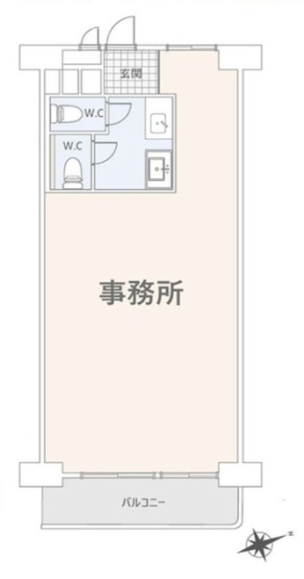 トキワパレス605 間取り図