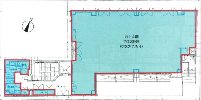 いちご九段三丁目ビル4F 間取り図