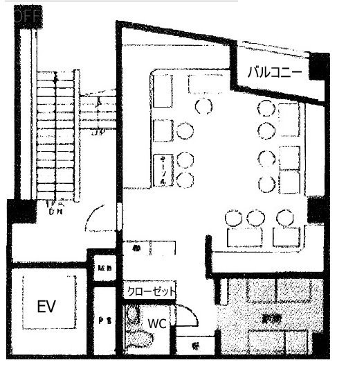 ハニービル2F 間取り図