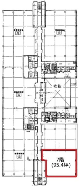 東京ファッションタウン(TFTビル西館)7F 間取り図