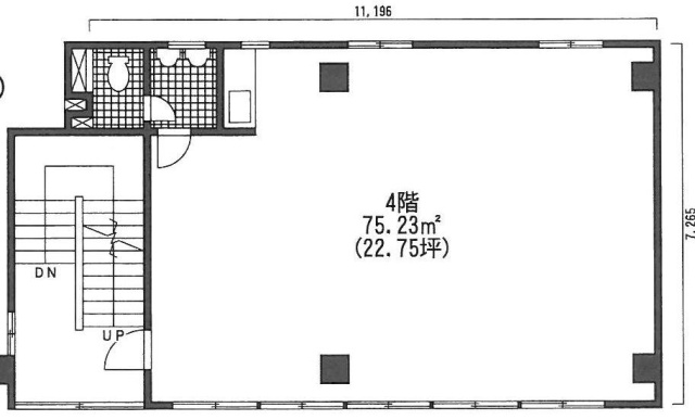 三光町ビル4F 間取り図