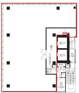 阪神阪急銀座ビル5F 間取り図